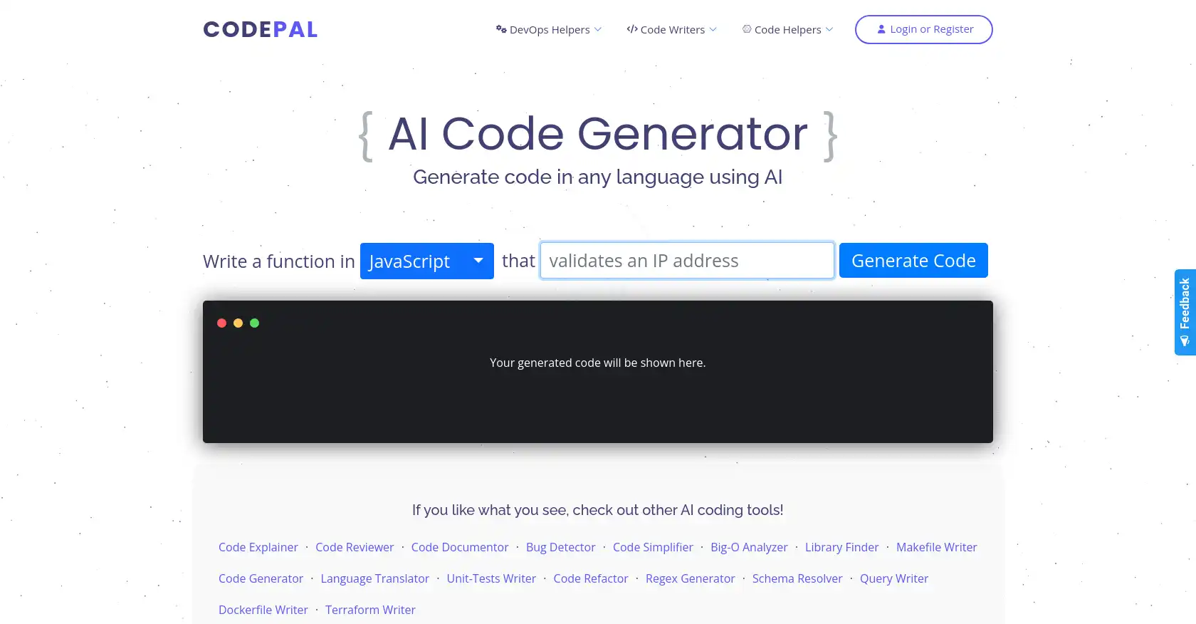 CodePal AI - AI tool for Code Assistant, Productivity, Developer tool, Coding