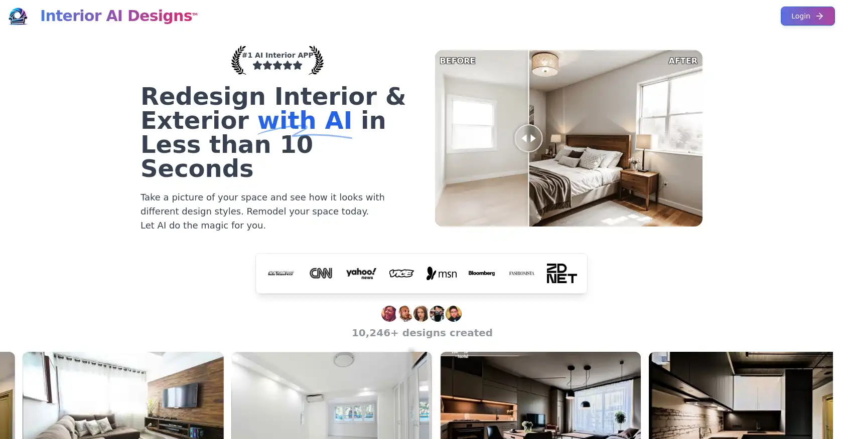 Interior AI Designs - AI tool for AI, interior