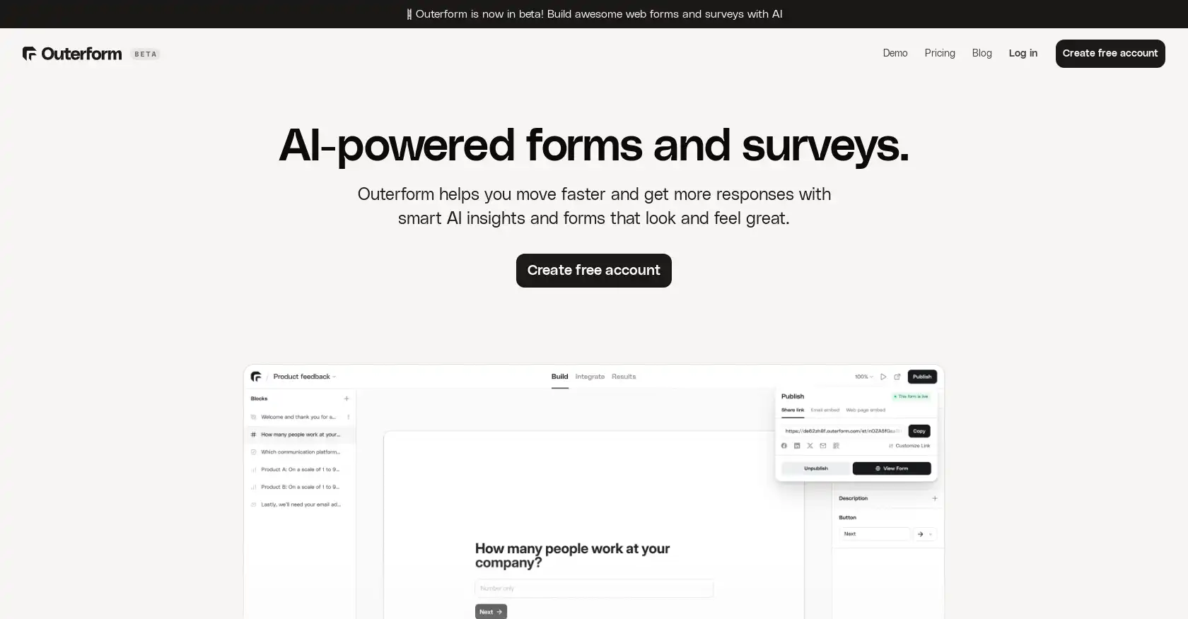 Outerform - AI tool for #AI, #efficiency, #automation, #predictiveanalytics, #businessgrowth, #machinelearning