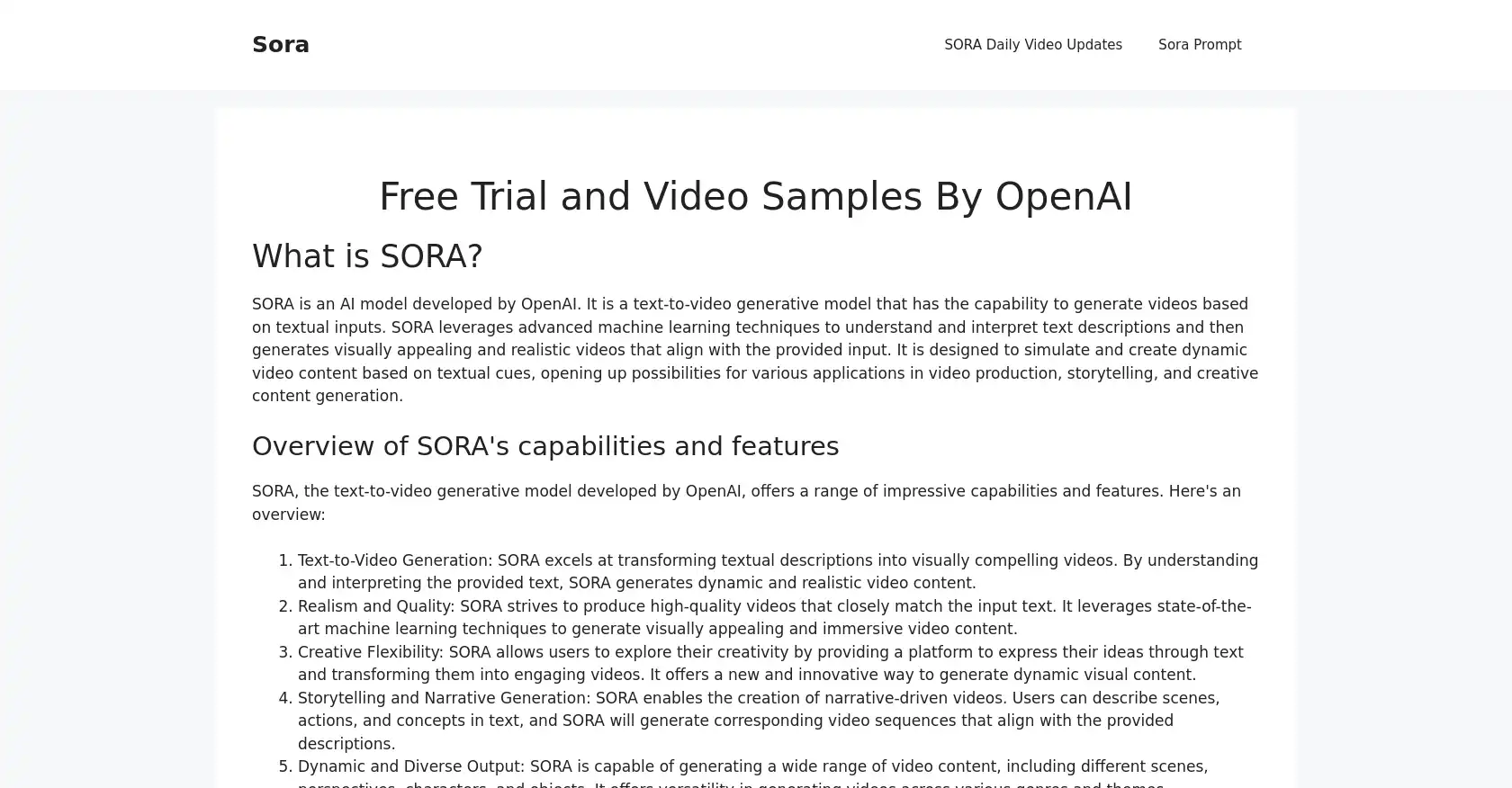 Sora Town - AI tool for Text-to-Video, OpenAI, Sora